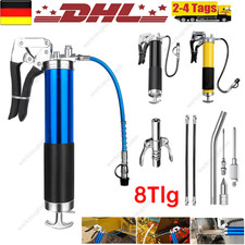 8tlg Profi Fettpresse Einhandfettpresse 8000 PSI mit 2 Standard-Schlauch