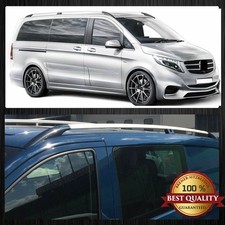 Dachreling für Mercedes Vito Viano Kurz L1 ab 2004 Alu Dachgepäckträger Silber