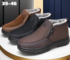 Neu Herren Schneestiefel Winter und Herbst Warme Schuhe Lässige Stiefel Wandern