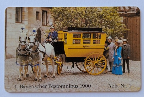 Telefonkarte postbusfahrer - telefonkarte,,