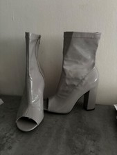 Komfort Graue Highheels 10cm 