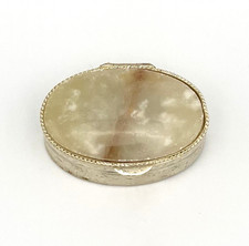 Vintage Pillendose Onyx Marmor