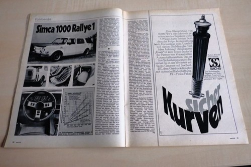 Mot 1972 simca 1000 rallye - mot,