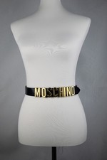Moschino Damen Ledergürtel -