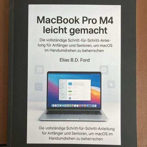 Anleitung mac book pro - pro, m4