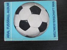 ARAL FUSSBALL-ALBUM ,  WM 1966 , mit Originalautogrammen der Deutschen Spieler
