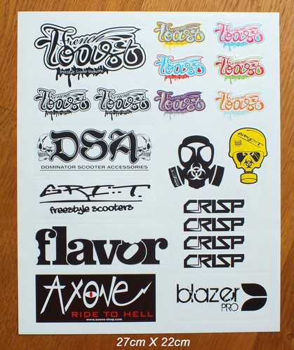 Sticker kickboard stunt - , 20