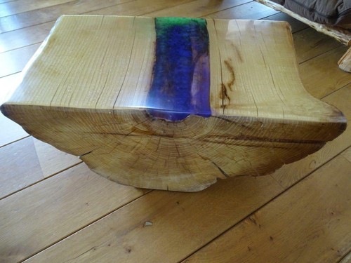 Couchtisch beistelltisch epoxy - couchtisch,