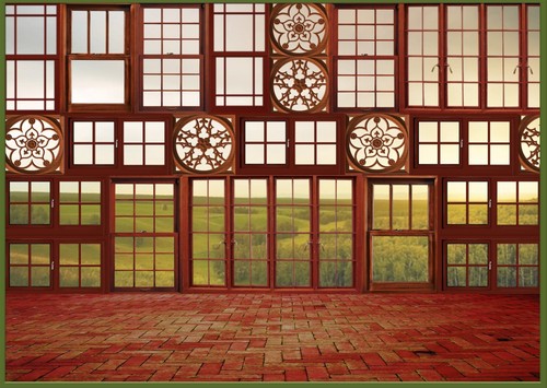 Rustikaler fensterblick - rustikaler,