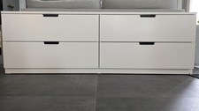 IKEA Nordli Kommode mit 4 Schubladen, weiß, wie neu!