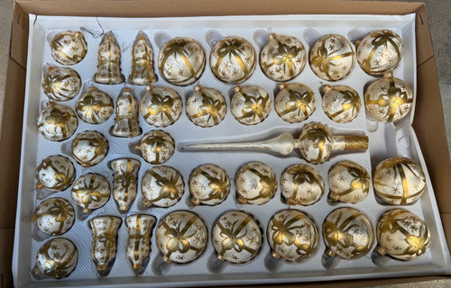 Christbaumkugeln glas gold - christbaumkugeln,