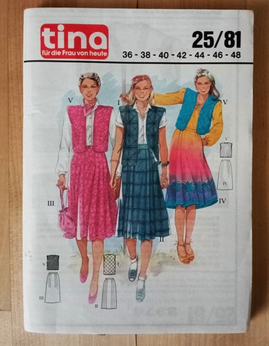 Vintage tina schnittmuster - tina,