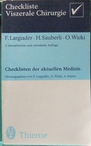 Checkliste viszerale chirurgie - checkliste,