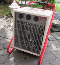 HELIOS STH 9T Heizlüfter, Bauheizer, Standgerät, Timer, 9000 Watt, CEE 16 Amper