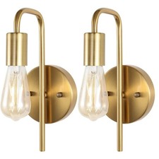 2 stk Industrielle Wandleuchte