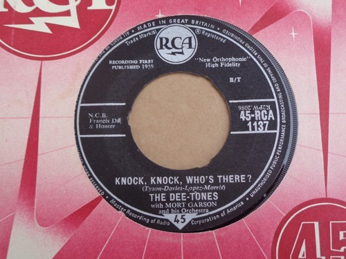 Dee tones knock - dee,