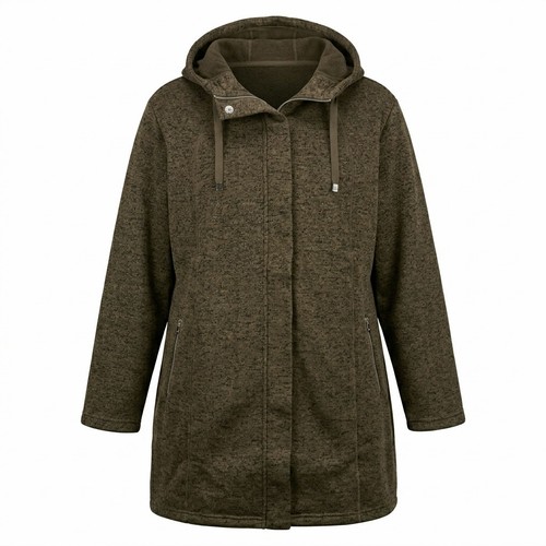 Sheego strickfleece mantel - sheego,