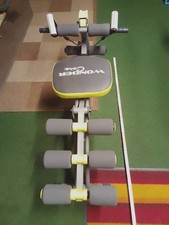 Wonder Core Ganzkörpertraining, Bauchmuskeltrainer, Hantelbank, Ruderübungen