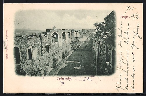 Eger schlossruine - eger,,