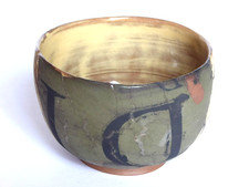 Kumme Teeschale Studiokeramik Umdrucktechnik Martin Möhwald, Halle