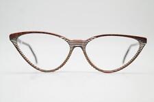 Vintage Brille JEAN LAFONT DUO 50 Braun Transparent Oval Brillengestell