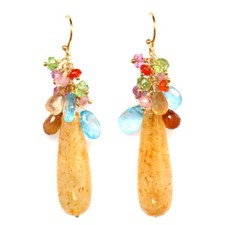 925 Silber Kirschquarz, Topas