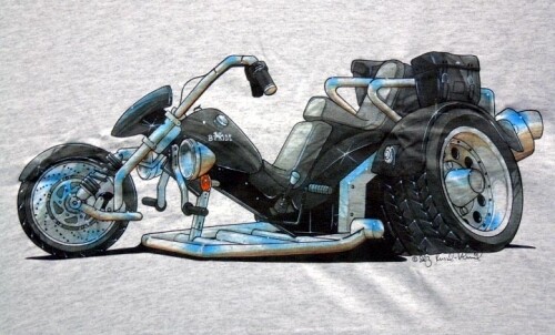 Shirt boom trike chopper - boom, ii
