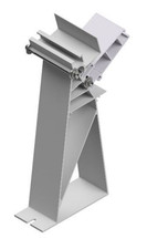 Stütze Halterung für Solarmodule z.B. aufs Garage