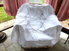 festliche alte  Tischdecke