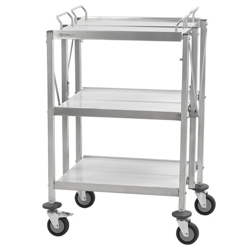 Servierwagen edelstahl - servierwagen,