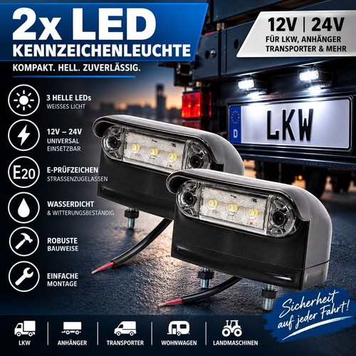Led kennzeichenleuchte 12v - kennzeichenleuchte,