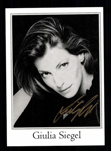 Giulia siegel autogrammkarte - giulia,