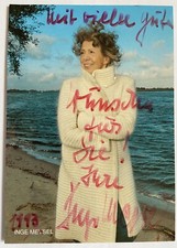 Inge Meysel signiert Karte Unterschrift Original Signatur Autogramm