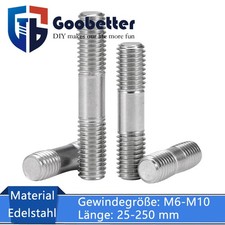 M10 doppelgewindebolzen din - m6-m10,