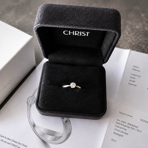 Christ verlobungsring solitär - verlobungsring,