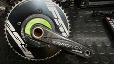 Power2max FSA K-Force Light Powermeter Carbon Kurbelgarnitur BB386 175mm schwarz
