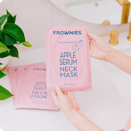 Frownies apple serum neck - apple, mask