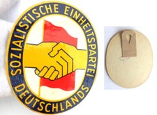DDR Partei SED Wappen - Emblem