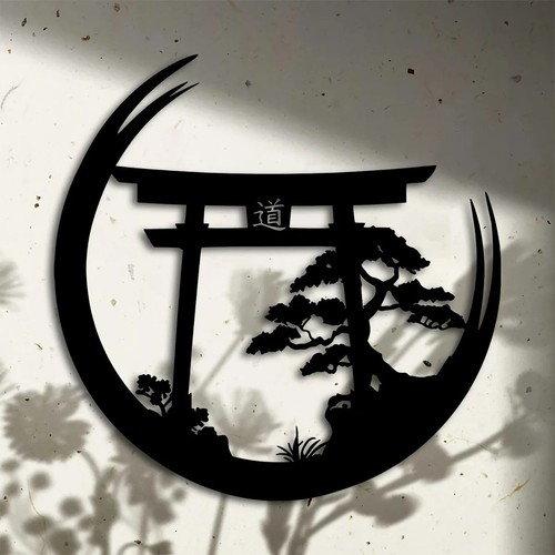 Japanische bonsai torii metall - japanische,