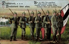 Ak Deutschland, Deutschland über alles, Uns zu edler Tat... - 4906547