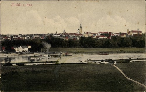 Strehla der elbe - an,