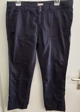 Esprit leichte Hose mit Turn-Up Funktion längenverstellbar dunkelblau Gr. 42 L30