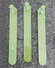 3 x Schönbuch Garderoben Element mit 2 Haken - 1970s vintage Garderobe - oliv