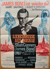 LIEBESGRÜSSE AUS MOSKAU - german A1 Filmplakat EA. James Bond 007 - Sean Connery