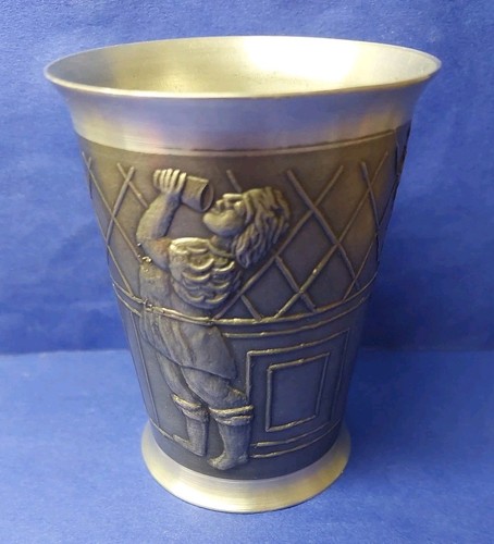 Zinnbecher relief becher - relief, zinn