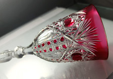 Baccarat Wein   Römer  Rot  Kristall glas 21,5 cm sehr guter Zustand!