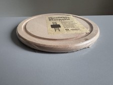 ZASSENHAUS HOLZBRETT QUALITÄTS SCHNEIDEBRETT 24ø RUNDES BRETT NEU UNBENUTZT 2/2