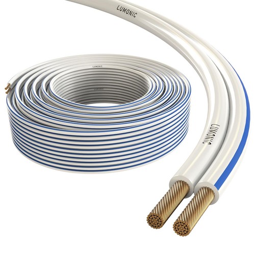 50m lautsprecherkabel - lautsprecherkabel, 2x