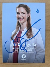 Mirka Pigulla AK ARD Die jungen Ärzte Autogrammkarte original signiert 2