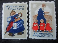 (14797) 2 x Reklamemarke - Kathreiners Malzkaffee